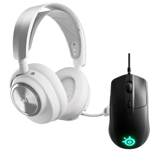 SteelSeries Pack Arctis Nova Pro Wireless Auriculares Inalámbricos  +  Ratón Gaming Rival 3