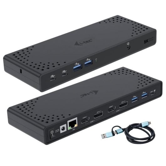 I-Tec Docking Station Gen2 USB 3.0 / USB-C / Thunderbolt 3 Dual Display  + Power Delivery 100W