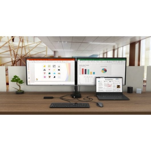 Estación acoplamiento USB-C i-tec HDMI DP Power Delivery 100W 2x4K RJ45 VESA Negro