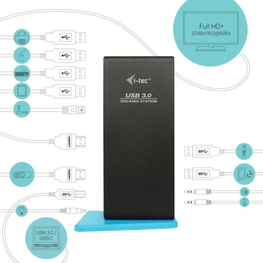 I-Tec Docking Station USB 3.0/USB-C Dual HDMI