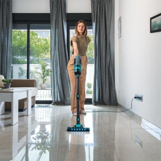 Aspirador com Fio Cecotec Conga 700 PowerHead 615W Filtro Alta Eficiência Depósito 0,5L