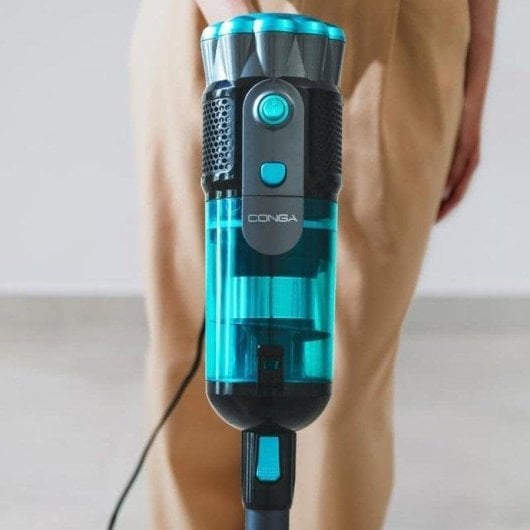 Aspirador com Fio Cecotec Conga 700 PowerHead 615W Filtro Alta Eficiência Depósito 0,5L