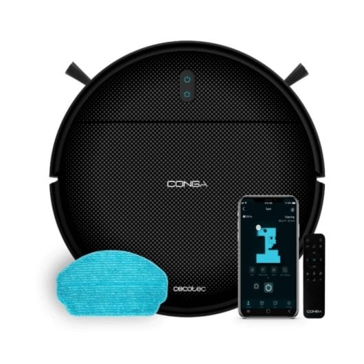 Cecotec Conga 999 Map Genesis Robot Aspirador APP Negro