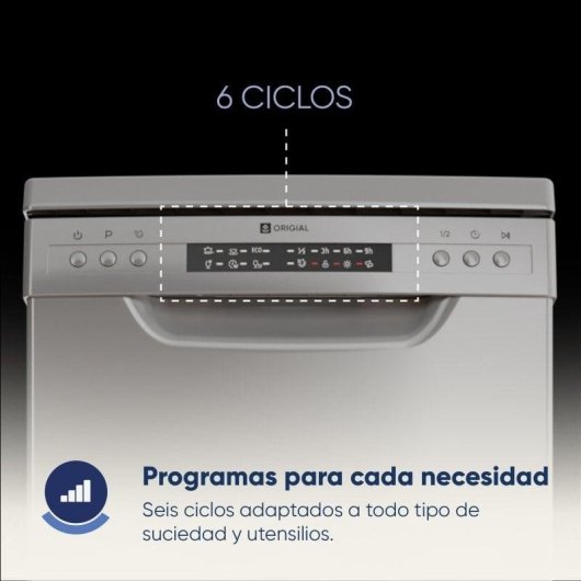 Lave-vaisselle Origial LOAD&CHILL 45 INOX 10 couverts Classe D ouverture auto