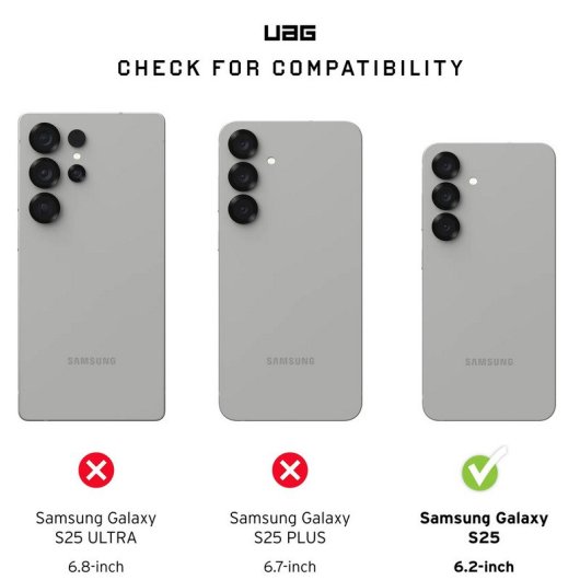 Custodia magnetica Urban Armor Gear Pathfinder per Samsung Galaxy S25 verde