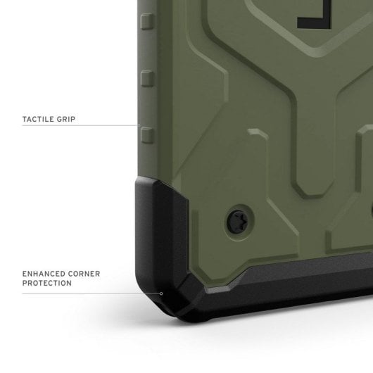 Custodia magnetica Urban Armor Gear Pathfinder per Samsung Galaxy S25 verde