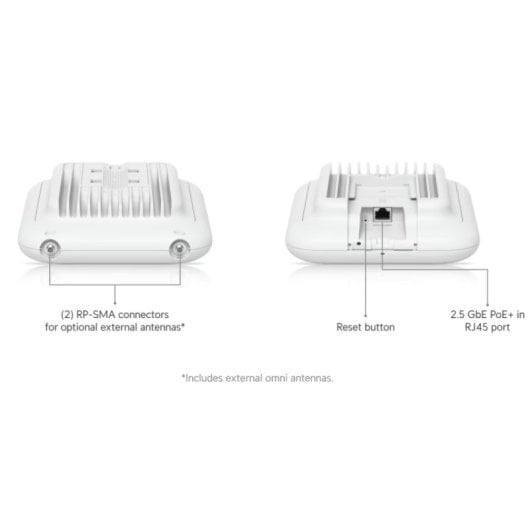 Ubiquiti U7 Outdoor Punto de Acceso WiFi 7 para Exterior con 4 Flujos Espaciales PoE+ Blanco