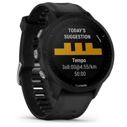 Garmin Forerunner 955 Bluetooth GPS 33mm LCD Noir Étanche 5ATM SpO2 Pulsomètre
