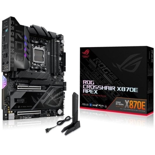 Motherboard ASUS ROG CROSSHAIR X870E APEX X870E AM5 DDR5 ATX WiFi 7 OC RGB