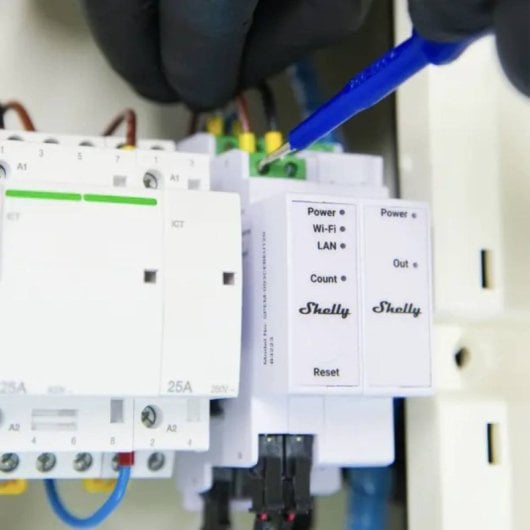 Module de compteur de consommation triphasé Shelly Pro 3em-3ct63