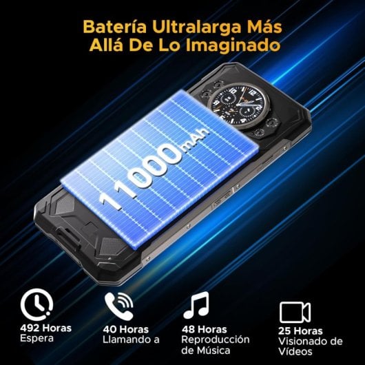 Doogee S200 5G 12GB/256GB 6,72''/1,32'' Prateado