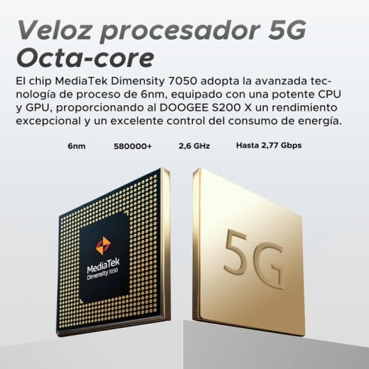 Doogee S200 5G 12/256GB Naranja Libre