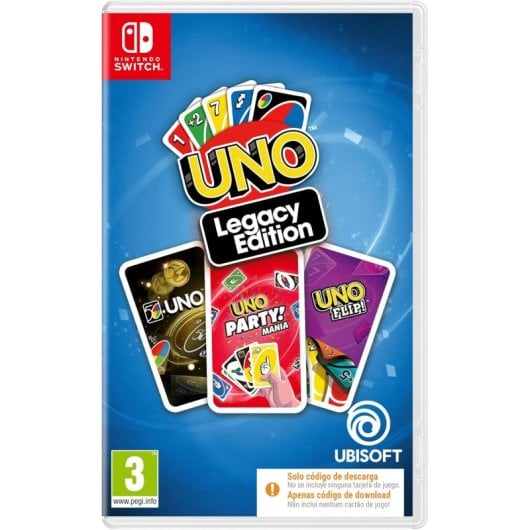 UNO Legacy Edition Code in a Box Nintendo Switch