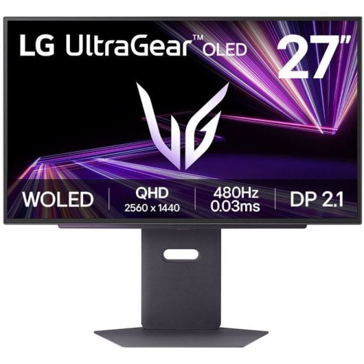 LG UltraGear 27GX790A-B 27" OLED QHD 480 Hz 0,03 ms Hauteur réglable FreeSync Premium Pro