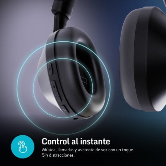 Nilait Aera Auriculares Inalámbricos con Cancelación de Ruido Negros