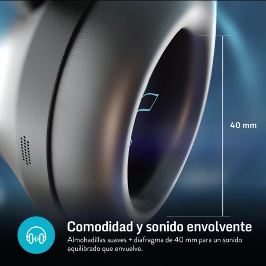 Nilait Aera Auriculares Inalámbricos con Cancelación de Ruido Negros