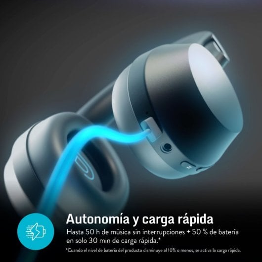 Nilait Aera Auriculares Inalámbricos con Cancelación de Ruido Negros
