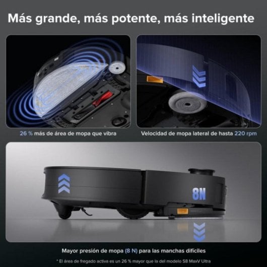 Aspirador Robô com Mopa Roborock Saros 10 Navegação LiDAR Autonomia 220min