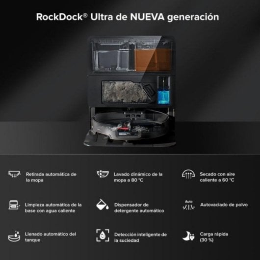 Aspirador Robô com Mopa Roborock Saros 10 Navegação LiDAR Autonomia 220min