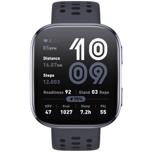 Amazfit Bip 6 Smartwatch 1.97" 2000 nit Mappe offline 140 Sport Nero