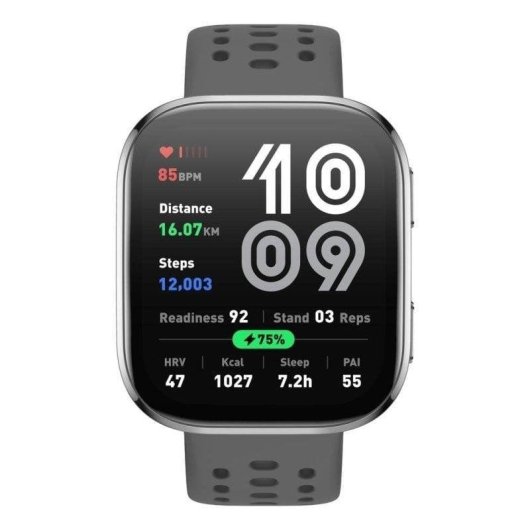 Amazfit Bip 6 Bluetooth GPS 1,97" Gris Foncé Taille Unique 5ATM SpO2 Cardio