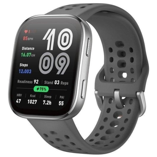 Amazfit Bip 6 Bluetooth GPS 1,97" Gris Foncé Taille Unique 5ATM SpO2 Cardio