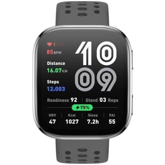 Amazfit Bip 6 Bluetooth GPS 1,97" Gris Foncé Taille Unique 5ATM SpO2 Cardio