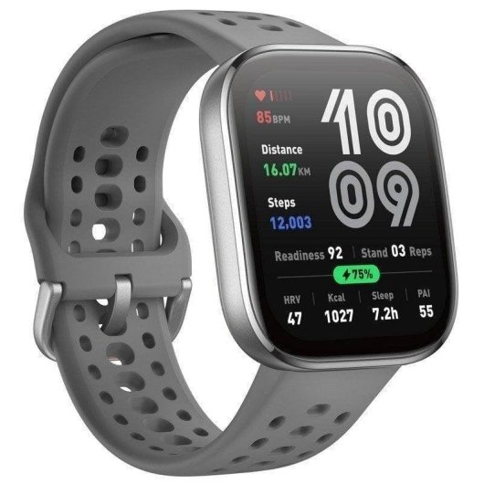 Amazfit Bip 6 Bluetooth GPS 1,97" Gris Foncé Taille Unique 5ATM SpO2 Cardio