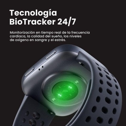 Amazfit Bip 6 Bluetooth GPS 46mm AMOLED Charcoal Taille Unique Étanche 5ATM SpO2 Pulsomètre