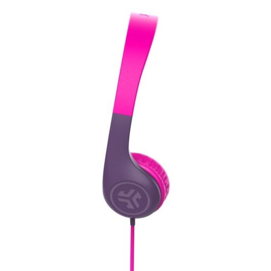 JLab JBuddies Pop Auriculares Infantiles con Cable 85dB Morado/Rosa