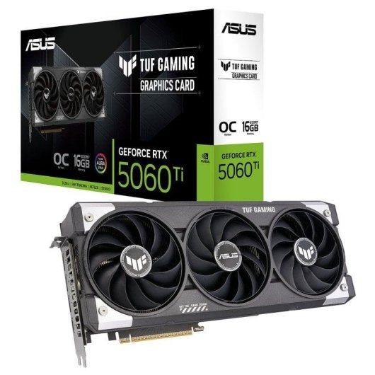 Grafikkarte ASUS TUF GAMING GeForce RTX 5060 Ti OC 16GB GDDR7 Reflex 2 RTX AI DLSS4