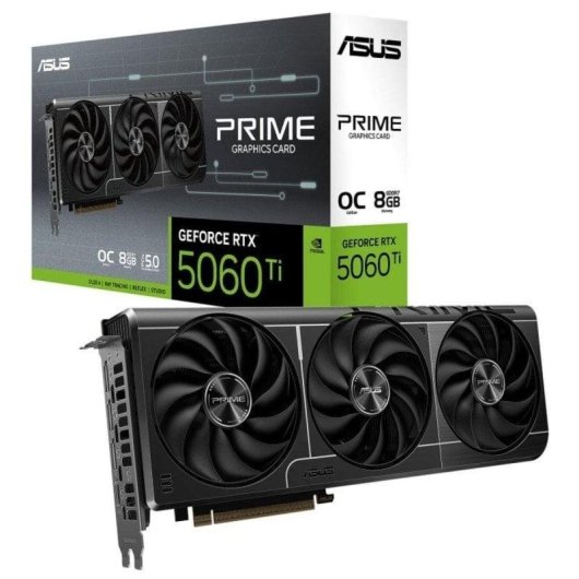 Grafikkarte ASUS GeForce RTX 5060 Ti OC Edition 8GB GDDR7 Reflex 2 RTX AI DLSS4