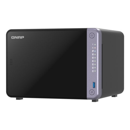 NAS Torre QNAP 6 bahías 4GB DDR4 2x10GbE Alpine AL-524 PCIe USB 3.2 TS-632X-4G