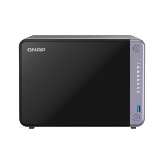 NAS Torre QNAP 6 bahías 4GB DDR4 2x10GbE Alpine AL-524 PCIe USB 3.2 TS-632X-4G