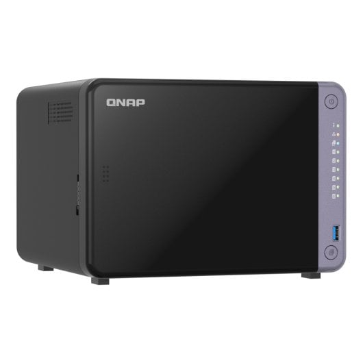 NAS Torre QNAP 6 bahías 4GB DDR4 2x10GbE Alpine AL-524 PCIe USB 3.2 TS-632X-4G