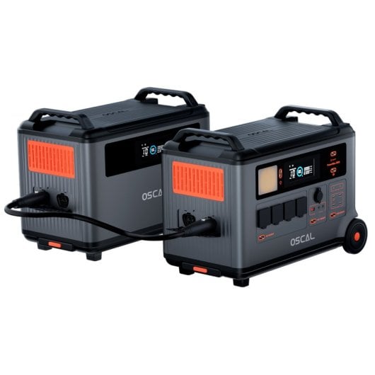 OSCAL BP3600 Batteria espandibile da 3600 Wh per l'uso con PowerMax 3600/6000