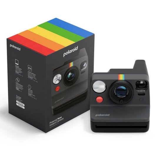 Polaroid Now Gen 3 USB-C Sofortbildkamera Schwarz
