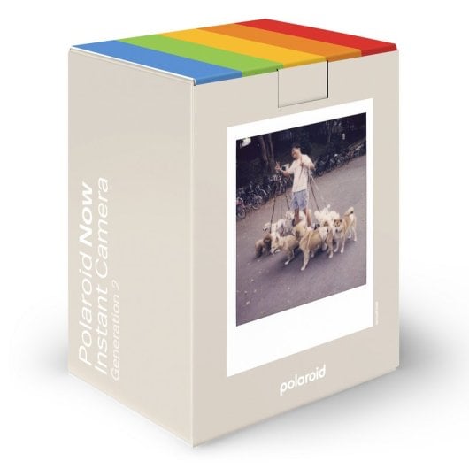 Polaroid Now Gen 2 Analoge Sofortbildkamera Vintage Weiß