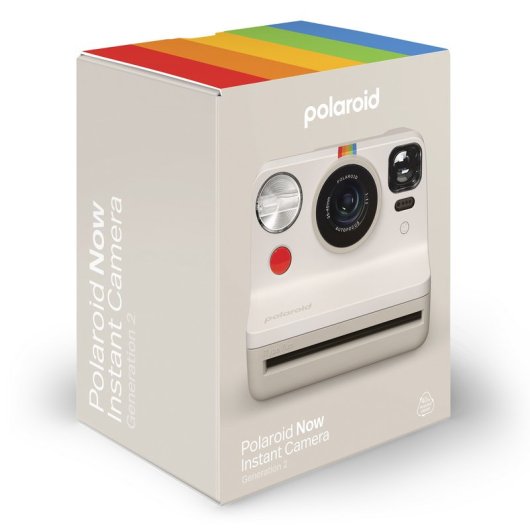 Polaroid Now Gen 2 Analoge Sofortbildkamera Vintage Weiß