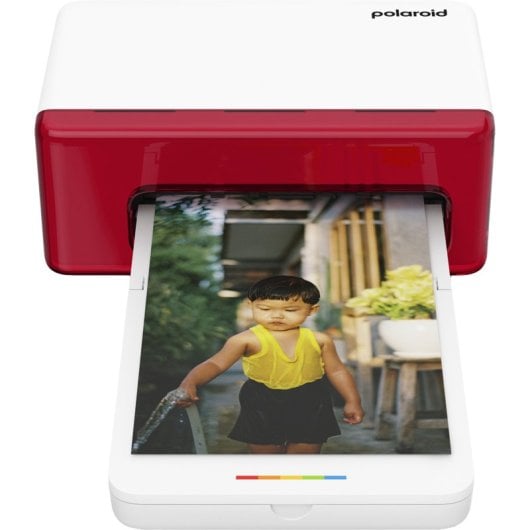 Stampante fotografica a trasferimento termico Bluetooth Polaroid Hi-Print 4x6, bianca