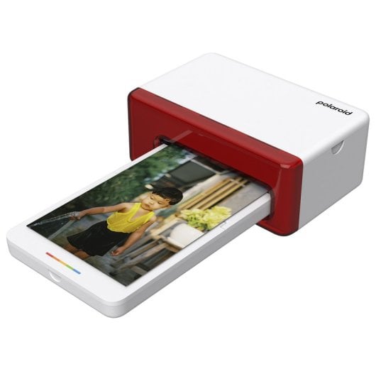 Stampante fotografica a trasferimento termico Bluetooth Polaroid Hi-Print 4x6, bianca