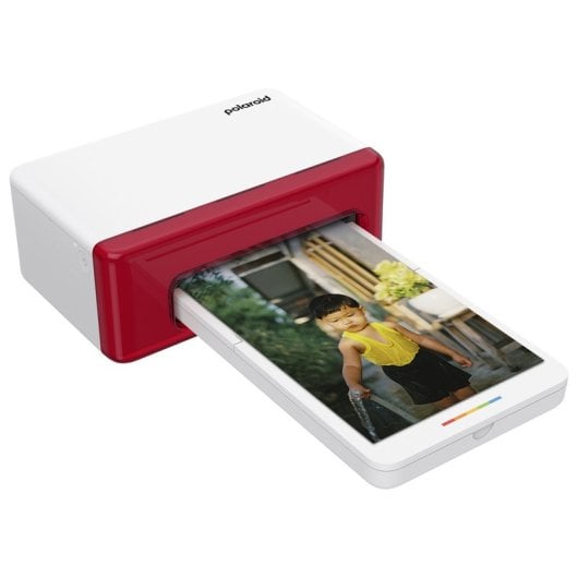 Stampante fotografica a trasferimento termico Bluetooth Polaroid Hi-Print 4x6, bianca