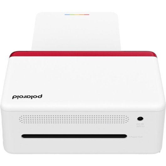 Stampante fotografica a trasferimento termico Bluetooth Polaroid Hi-Print 4x6, bianca