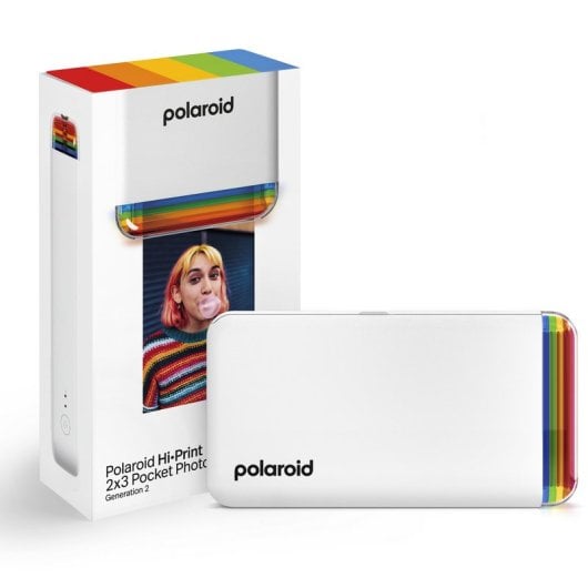 Polaroid Hi-Print Gen2 2x3 Impresora Fotográfica de Bolsillo Bluetooth Blanca