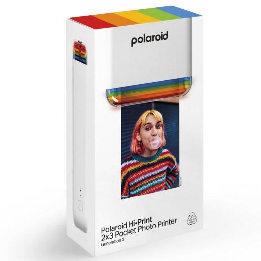 Polaroid Hi-Print Gen2 2x3 Impresora Fotográfica de Bolsillo Bluetooth Blanca