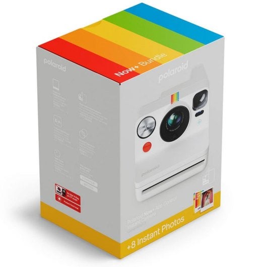 Polaroid Pack Now+ Gen 3 Câmara Instantânea Branca + Filme Color i-Type de 8 Fotografias