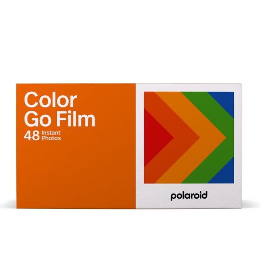 Film couleur Polaroid Go avec cadre blanc, pack de trois, 48 photos