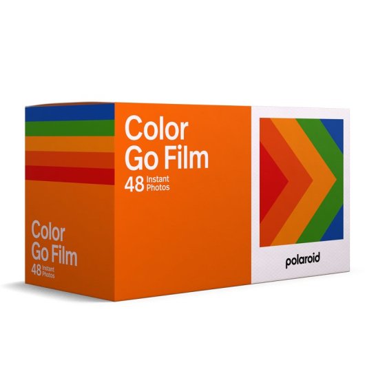 Film couleur Polaroid Go avec cadre blanc, pack de trois, 48 photos