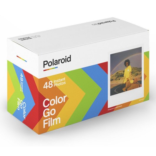 Film couleur Polaroid Go avec cadre blanc, pack de trois, 48 photos