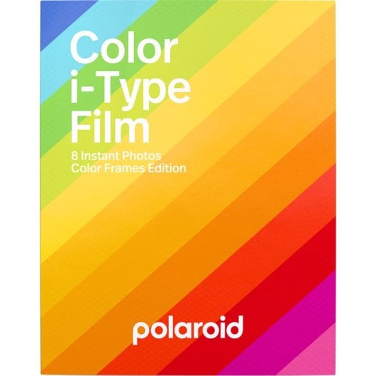 Pack de 8 films instantanés couleur Polaroid avec cadres couleur pour i-Type